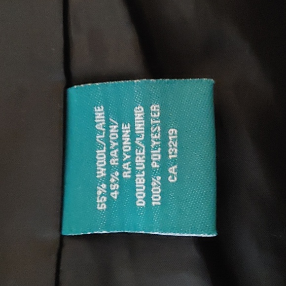 Vintage La Redoute Herringbone wool blend blazer - Picture 6 of 9